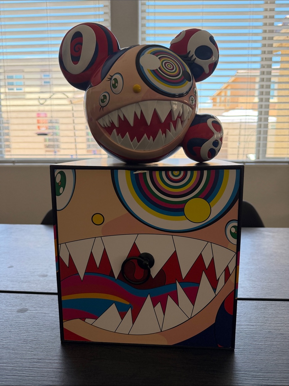 Takashi Murakami-Inspired Collectible Art Figure – Excellent Condition